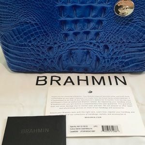 BRAHMIN Duxbury Satchel Cobalt Blue